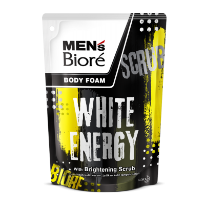 MEN'S BIORE WHITE ENERGY BODY FOAM P 250 ML @24 PCS