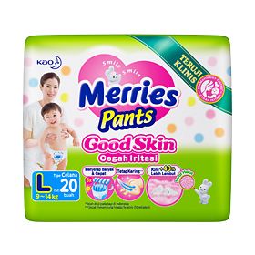 MERRIES PANTS GOOD SKIN L-20 20 PCS @6 PCS